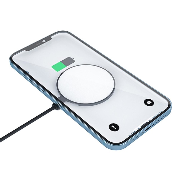 Universal CD-mönster Metall Mobiltelefon Trådlös laddare Ringhållare 360∼Rotation Finger Ring Stand Grey