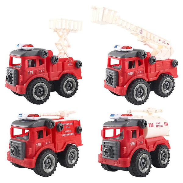 Muttrar Demontering Engineering Truck Grävmaskin Barn Modell Leksaker Pojke Presenter