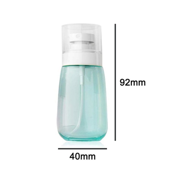Sprayflaskor Resestorlek, 5 st Fine Mist Sprayflaska Set Transparent Blue