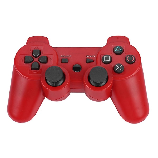 Trådlös Bluetooth Gamepad Controller för PS3 (röd)