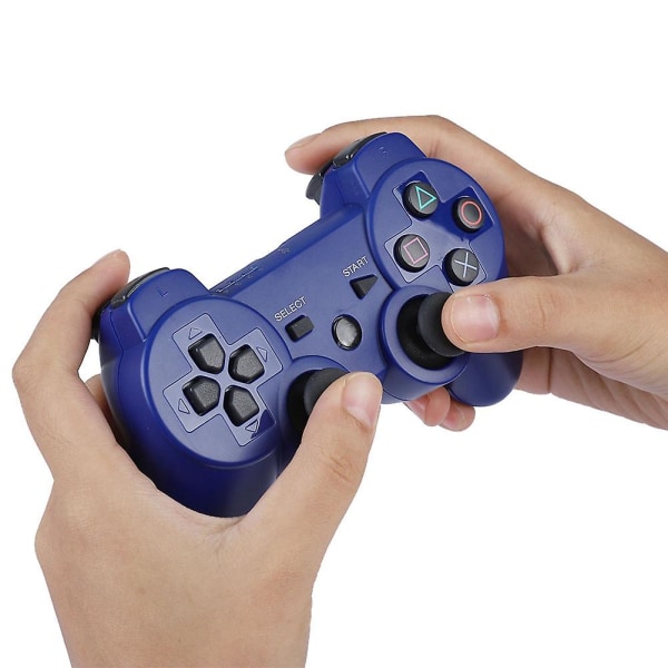PS3 trådlös Bluetooth Gamepad-spelkontroll (blå)