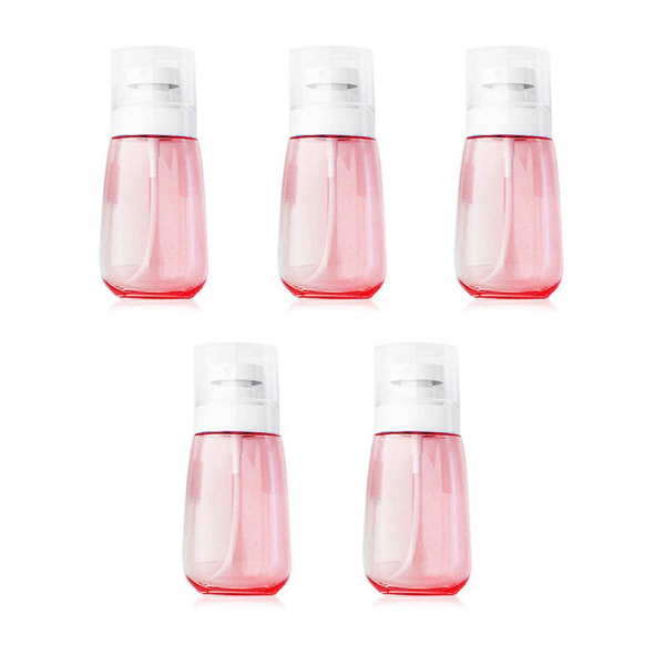Sprayflaskor Resestorlek, 5 st Fine Mist Sprayflaska Set Transparent Pink