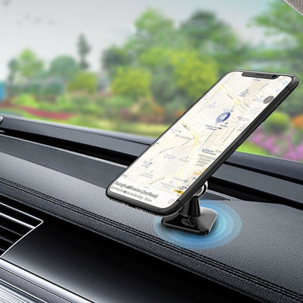 Car Magnetic 2 Pack Magnetic Phone Bilfäste för bilens instrumentbräda Biltelefonhållare kompatibel med Iphone 11 Pro Max Xr Xs Max X 8 7 Plus