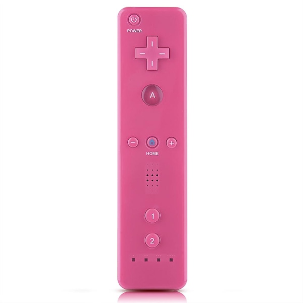 Game Handle Controller Gamepad med analog joystick för WiiU/Wii-konsolen (rosa)