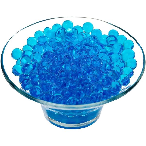 Guldvattenbollar Silikonkulor Vattenpärlor Gel Jordpärla Blandvattenbollar för växtvase Filler Dekor 10000st Blue