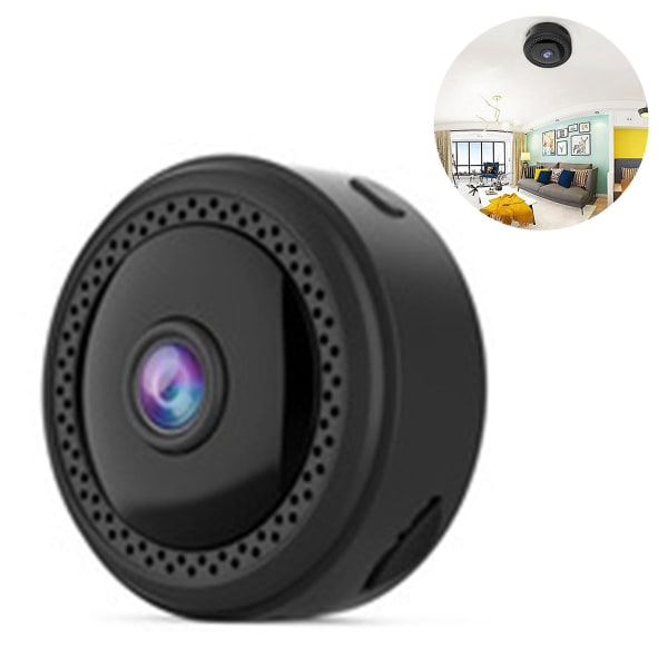 Trådlös kamera - Ultra HD - Portabel liten 1080P WiFi nattseende och rörelse D
