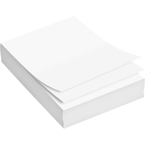 A4 Premium ljust vitt papper Perfekt för kopiering Skriva 210 X 297 Mm (8,27 X 11,69 ) 24lb Bond 60lb Text (90gsm) 100 ark per förpackning