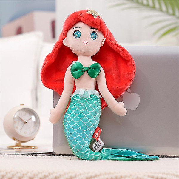 40cm Mermaid Princess Plyschdocka Söt barnkudde flickdocka Emmy