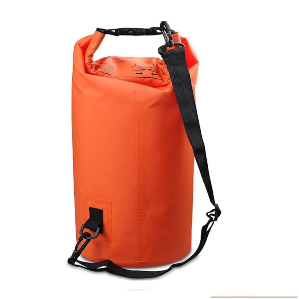 30L Outdoor Rafting Bucket Ryggsäck Flytande vattentät torrväska Orange Style G