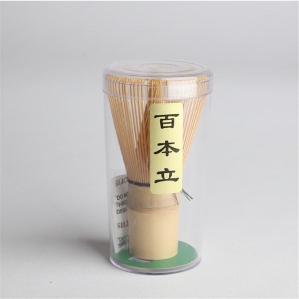 Autentisk japansk tradition, hållbar gyllene bambu matcha-visp för snabb omrörning, lättrengjord design för daglig användning