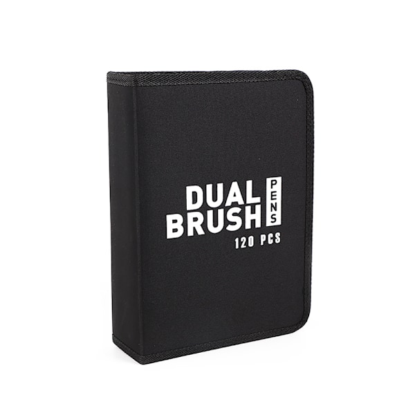 Dubbel penselset, 120 färger filtspetspennor, tjocka och tunna penslar för barn, vuxna, bullet journal-pennor, handskrift, manga, mandala,