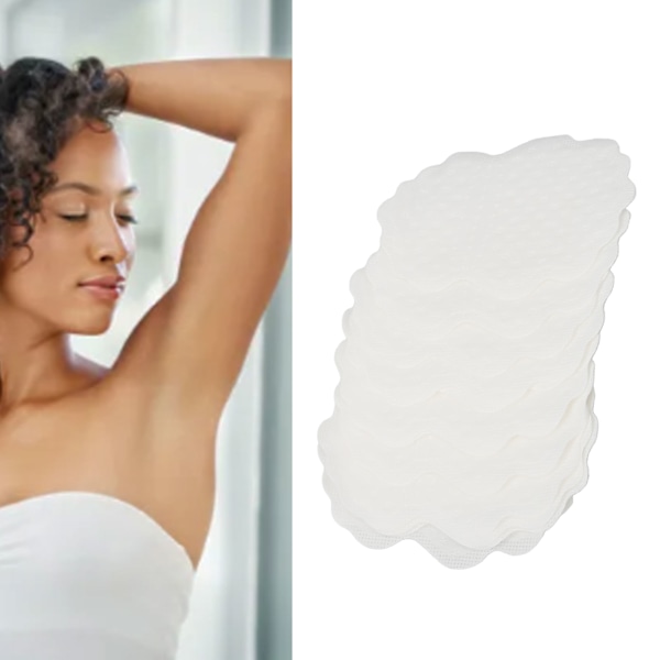 12 st underarm svettlappar, ultratunna, engångsbruk, bärbara, absorberande armhålelappar