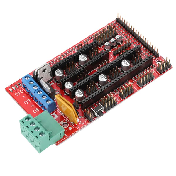 DIY Kit til 3D Printer Controller, RAMPS 1.4 med A4988 Stepper Motor Driver MEGA2560 R3 Board Køleplade Modulært Design Bootloader Funktionalitet