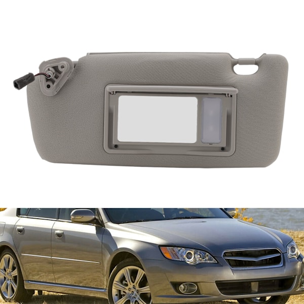 Solskydd för vänster sida med spegel, anti-bländning, 92011AG55AOR, ersättning för Subaru Outback 2005‑2009