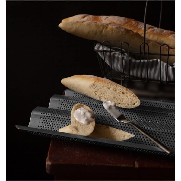 Baguettebakplåt 33*38*2,4cm, non-stick