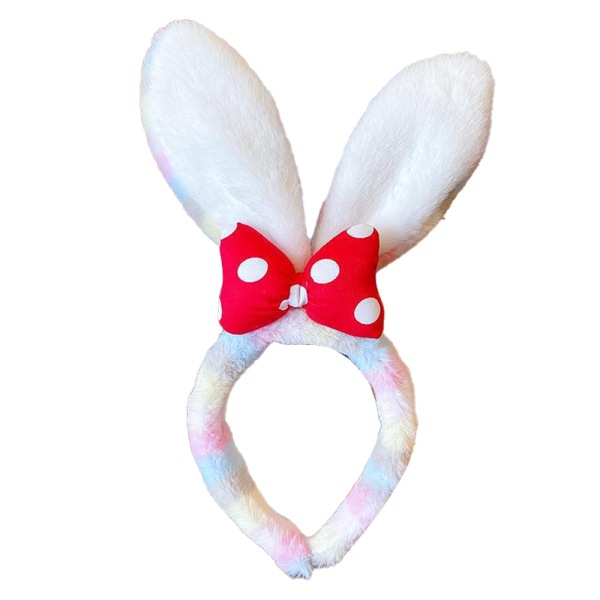 Påskhare pannband med kanin öron kostym Bow Kanin öra