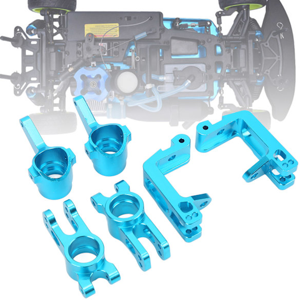 RC Styrkoppssats Ersättning Styrknuckle Fram Bakre C-Navbärare för HSP Unlimited 94762 1/8 RC Bil