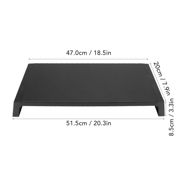 KM81 Monitorställ Skrivbordsstativ 8,5 cm Höjd 55,1 kg Lastkapacitet med RC-kontroll Färgglatt Ljus Skrivbordstillbehör