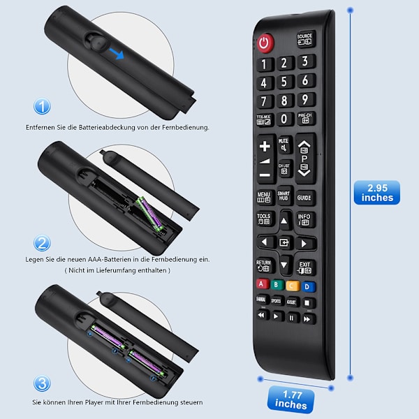 Universalfjärrkontroll för Samsung Smart TV AA59-00786A