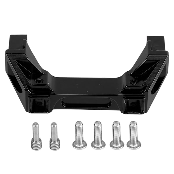 Uppgradera tillbehör metall bakre stötfångare montering för Traxxas TRX-4 1/10 RC Crawler Car (svart)