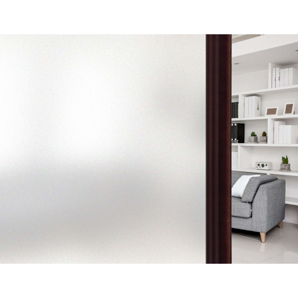 Frostat etsad glasfönsterfilm Limfri glasfilm Dekorativ för kontor Hem Sovrum Badrum Kök 17,7\" X 78,7\"
