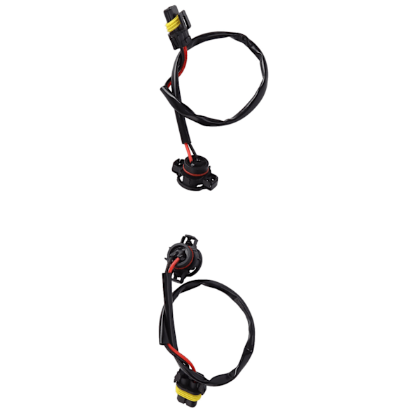 2 st 5202/H16 Han till 9005 Hon Kopplingstrådssats Universal Adapter för Strålkastare Dimljus 12V‑24V