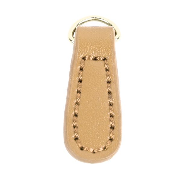 20 st äkta läder dragkedjor dragkedjor snygga casual mikrofiber läder dragkedjor ersättning för ryggsäckar bagage beige guld färgade tillbehör