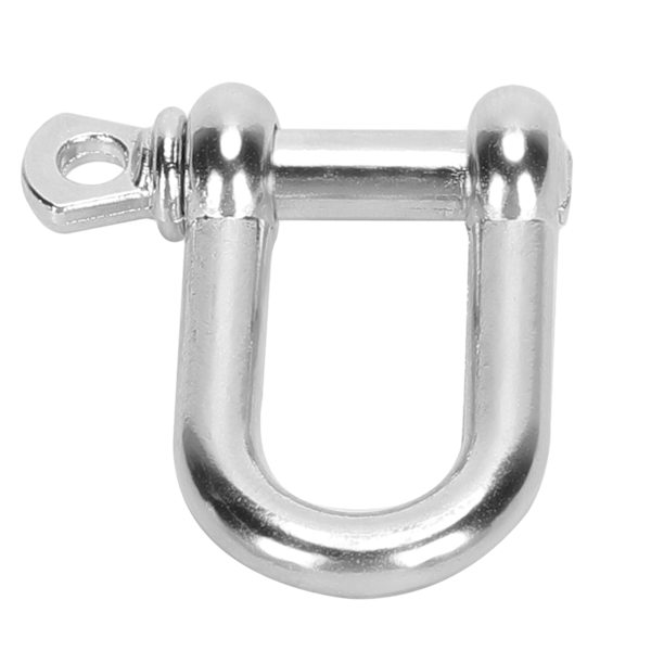 3 st U-formade Shackle i zinklegering D-ringlås bågshackle för paracordarmband platt huvud