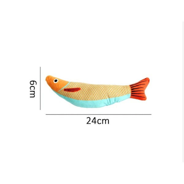 Interaktiva Kattleksaker, Andningsbara Tygkuddar För Innekatter, Lockar Naturligt Katter Med Realistisk Fiskform Som Stimulerar Jakt