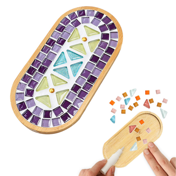 Mosaic DIY Crafts Material Package Supplies för Coaster, för