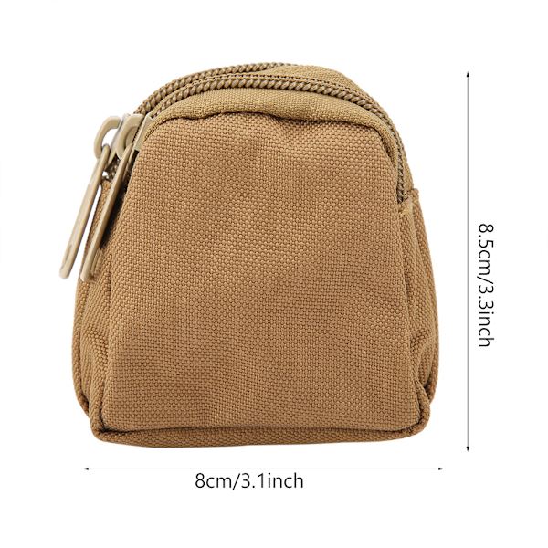 Sport Mini Vattentät Nylon Mode Väska Utomhus Bärbar Förvaringsväska (Khaki)
