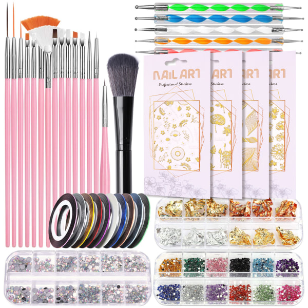 Nail Brushes for Nail Art, Nail Art Kit, Nail Art Brushes, Nail