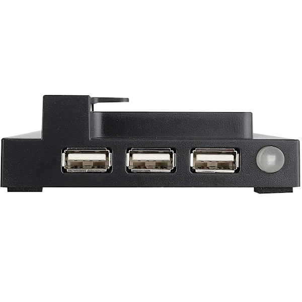 Mångsidig Spelhubb, Stilrent Vertikalt Konsolställ, Kylställ för Xbox One S med 3 USB-laddningsportar och Unikt Fläktsystem för Långvarig Användning
