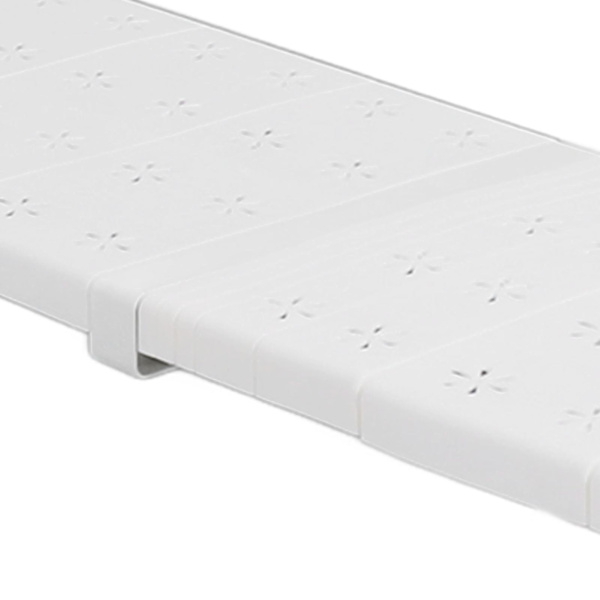 Expanderbar hylla stapelbar 121lb lastbärande avdelare förvaringsställ för garderob skåp skåp längd 67‑88cm / 26.4‑34.6in