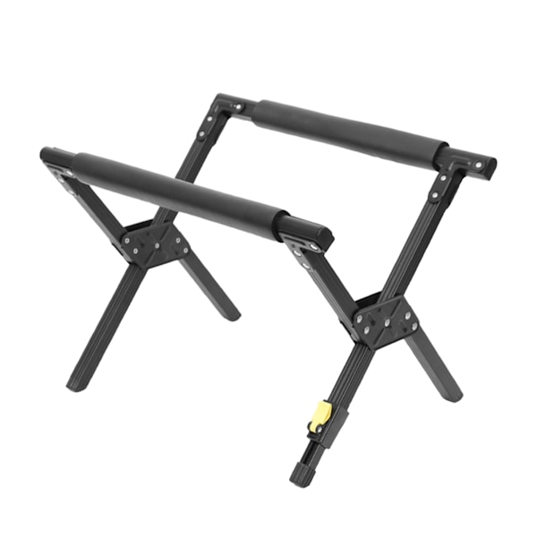 Fällbar kylställningsram i aluminiumlegering, justerbar, hopfällbar, bärbar, för utomhuscamping, islåda, stativhållare, svart