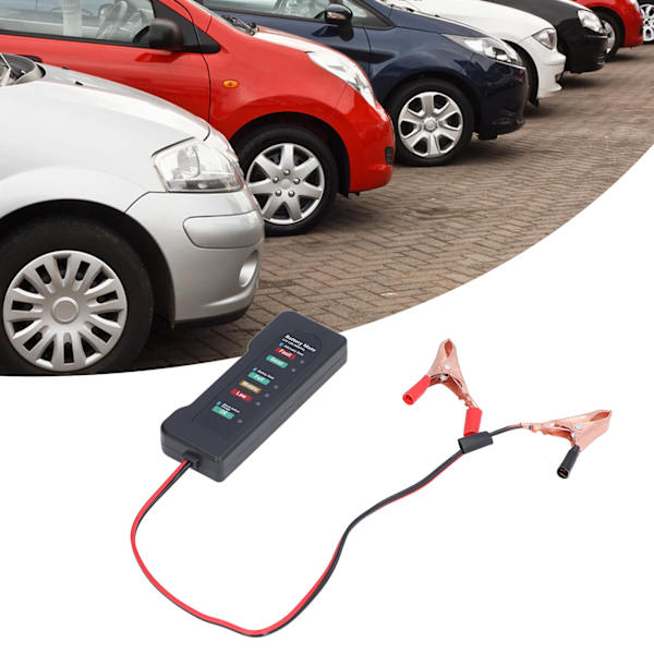Batteritest 12V Batterianalysator med omvänd skyddsfunktion God elektrisk ledningsförmåga Hög känslighet