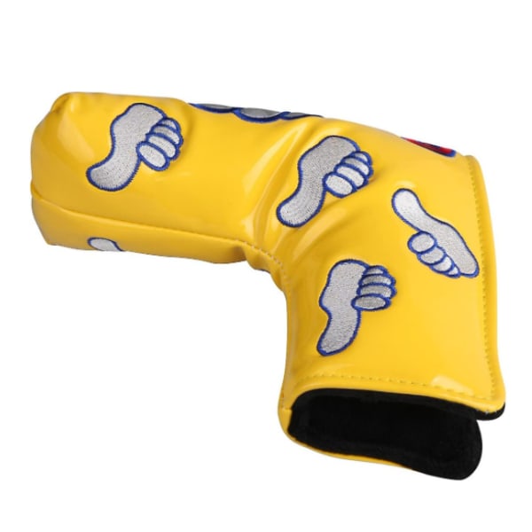 Piao Sports Thumb Pu Golf Putter Headcover för Blade Style Golf Club Head Cover med magnetiska huvudskydd