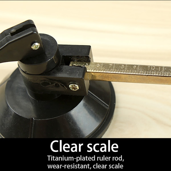 Robust Cirkelglas Skärare 6-40cm Justerbar Klar Skala Kompass Typ Glas Skärare Glas Skärverktyg med Kraftfull Sugkopp