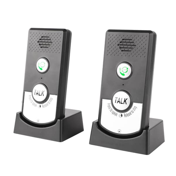 Trådlös Intercom-enhet för hemsäkerhet, 2-vägs röstintercom med lång räckvidd, kommunikationssystem med energisparande teknik, humaniserad design inomhus