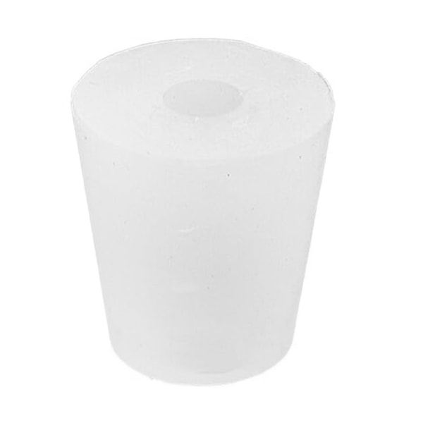 Silikonplugg Solid Silikonplugg Transparent Tätning Provrör Silikonplugg med Hål Silikonplugg