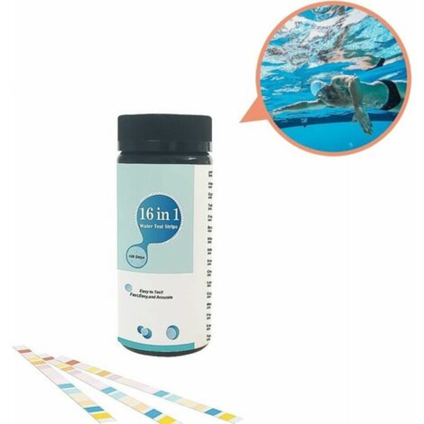 Dricksvattentestkit, 16 i 1 Premium Test Kit för akvarier, pooler, spa, vattenbrunnar