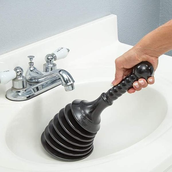 Master Plunger Mps4 Diskho och avloppsplunger för kök, badrum, duschar och badkar. Liten och stark design med stor bälg kommersiell
