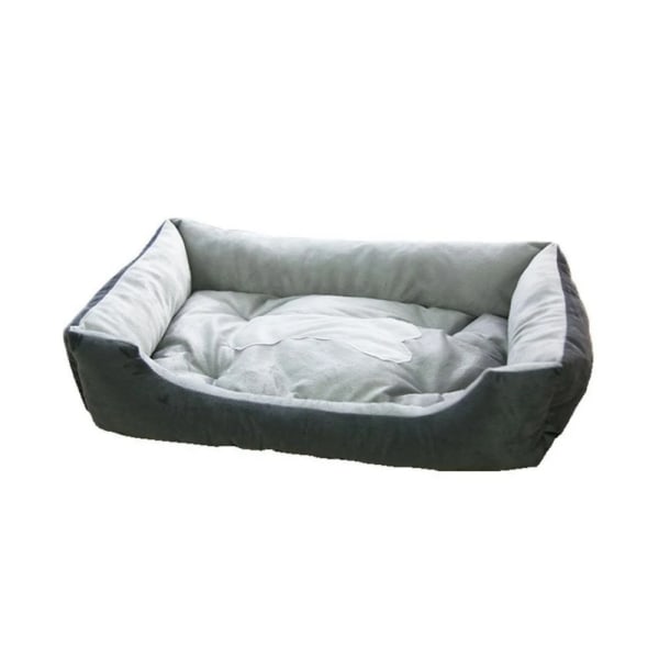 Hundkoja-svart och grå enkelkoja-60*45cm