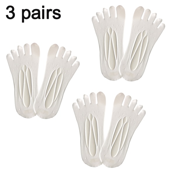 Lace Five Finger Socks, Five Toe Socks Osynliga strumpor