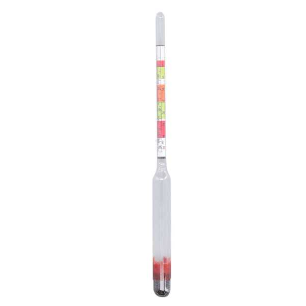 10 st Hydrometer Glas Trippel Skala Öl Testare Vinmätare Mätverktyg Set Kit för Hemmet