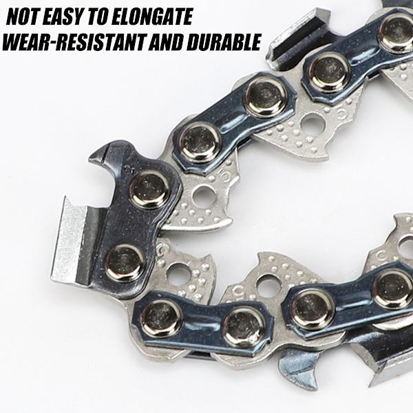 2 st 6 tums motorsågskedjor för Mini Handhållen Uppladdningsbar Motorsågskedja, Kedjedelning 1/4, Kedjemått 0,043/1,1 mm, Drivlänkar 37DL, Användbar Skärning