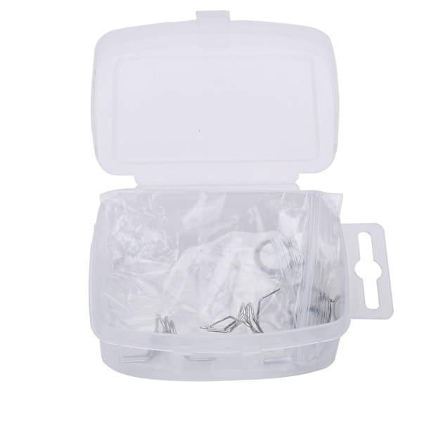 11PCS Flugspöbyggnad Guide Set Rostfritt Stål Guide Ring Snake Guides Fihsing Tillbehör