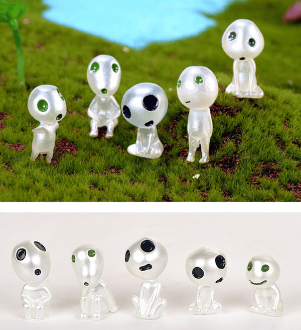 10 mikromaisemaa koristetta Ghost Princess Luminous Elf Tree Glo