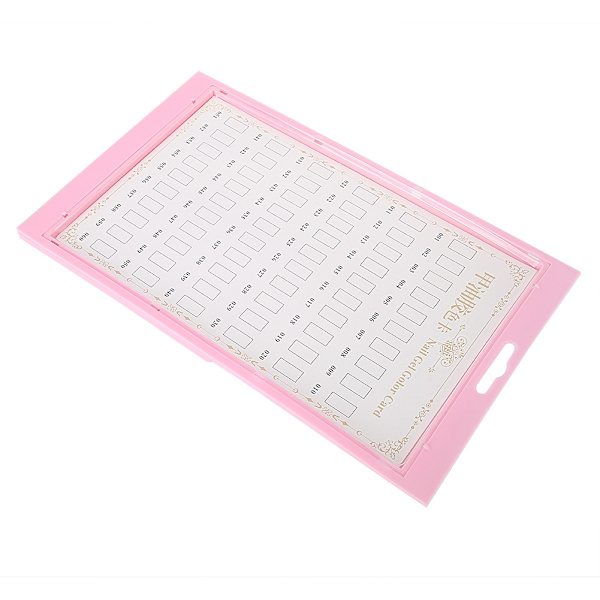Nagelkonstdisplayställ Nagellack Gel Färgdisplaykort Nagelövning Manikyrverktyg