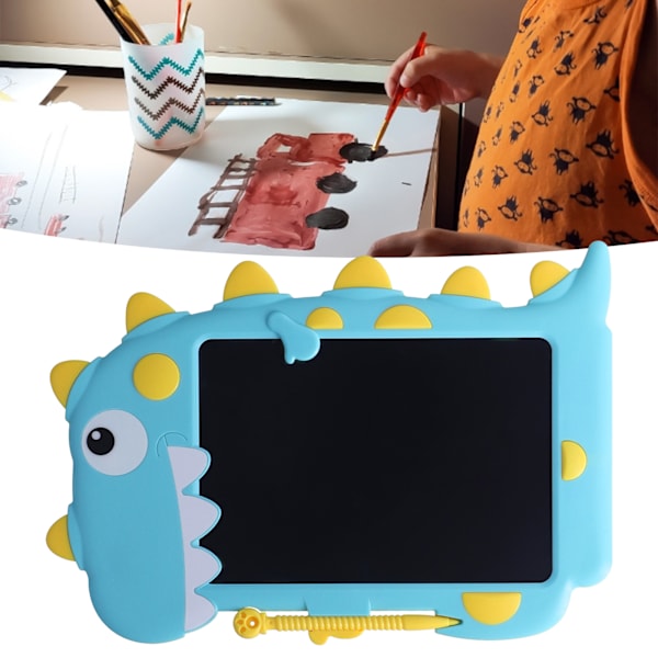 LCD-ritplatta Dinosaurieform Elektronisk Doodle Board Suddgummi Ritplatta för Barn1#